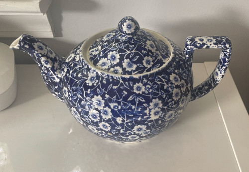 Burleigh calico blue chintz - burleigh,