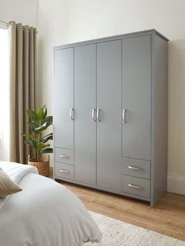Ely door drawer wardrobe - 4,