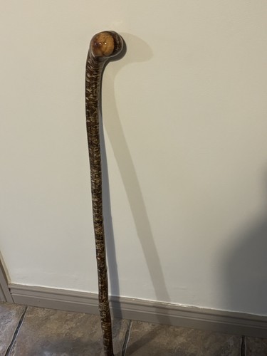 Irish hazel walking stick - irish,