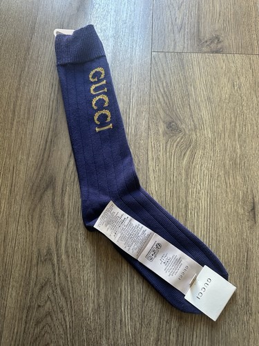 Gucci navy knitted long - navy,