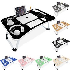 Folding Laptop Table Stand Bed Computer Desk Bed Picnic Stand Notebook Tray Home