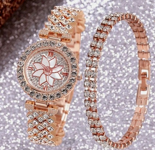 Rose gold chronograph - rose, designer