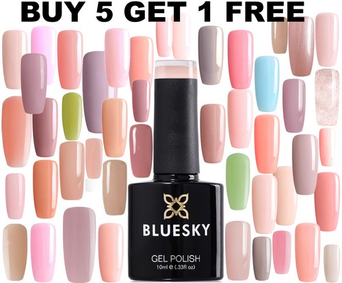 Bluesky gel nail polish nude - gel,
