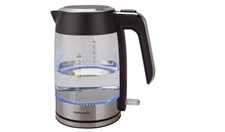 Cookworks Illuminating Kettle 1.7L 360 degree base - Glass and Stainless Steel
