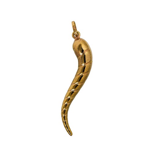 Pre owned 9ct gold horn - gold,