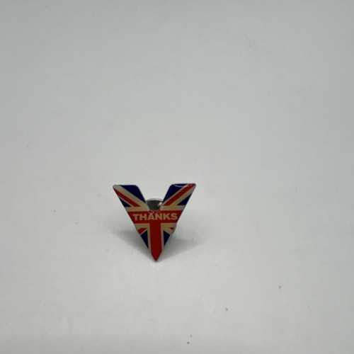 Thanks day pin badge - ve, 1995