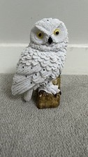 Snowy Owl Garden Ornament