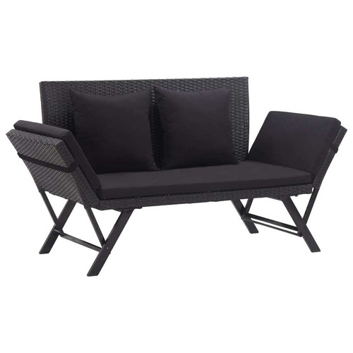 Patio bench with cushions - patio,