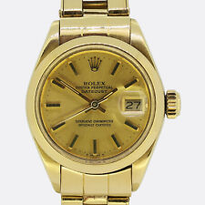 Gold Rolex Watch- Rolex Datejust Ladies Wristwatch 18ct Yellow Gold