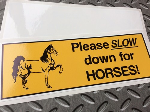 Please slow down - slow, for