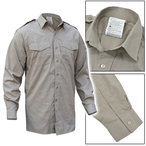 Army stone shirt long sleeves - army,
