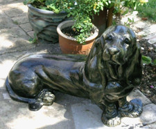 basset hound garden ornament ... dog statue ... ON SALE