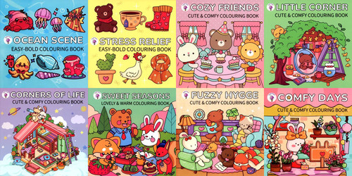 Colouring book stress relief - colouring,