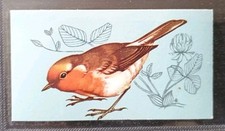 TETLEY (TEA CARD)-BRITISH BIRDS 1970-#2-Robin