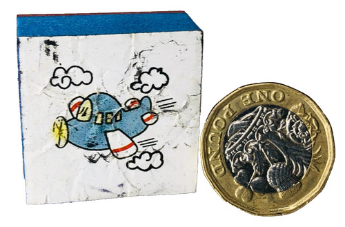 Ink stamp plane aircraft - stamp,