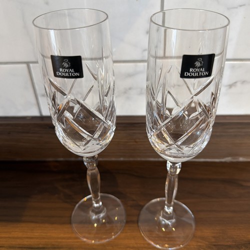 Royal doulton champagne flutes - doulton,
