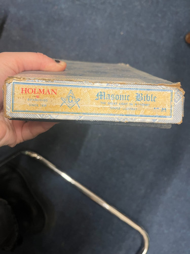 Vintage masonic holy - masonic, bible