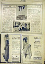 Original Old Antique Print