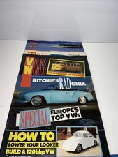 Volks World Magazine No 2 3 4 5 & 6 Vintage Magazines Bundle 1980s  Good Cond