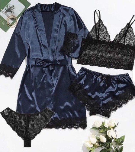 Silky feel navy - , blue