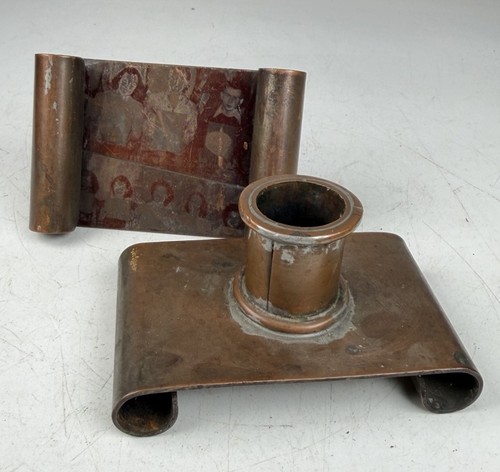 Trench art copper - trench, plate