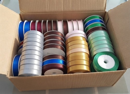 180 satin ribbon rolls - 180,