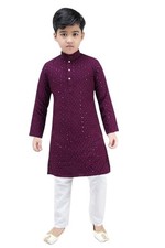 Boys’ Rayon Sequence Kurta