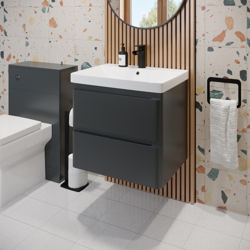 Anthracite grey wall - anthracite,