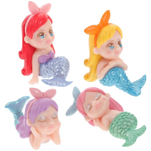 Pcs mermaid figure fish tank - pcs,