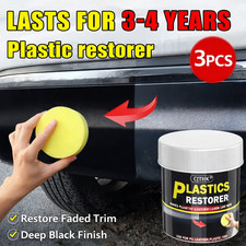 3x Car Plastic Restorer Back