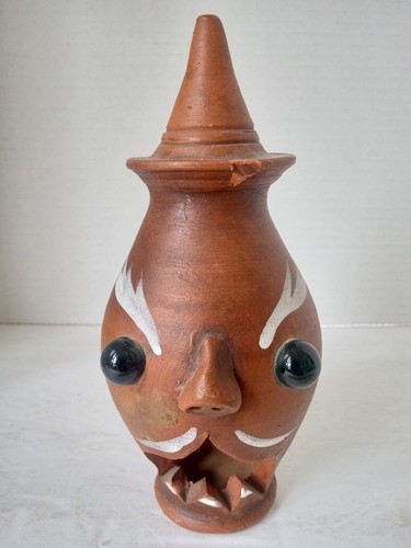 Vintage terracotta tiki - vintage,