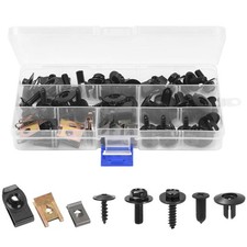 64 Pcs Car Screws and Nut Clip
