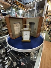 Matthew Norman Carriage Clock 1754CC with Original Box and Paperwork Working