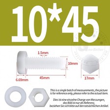 Metric Nylon Plastic Bolts
