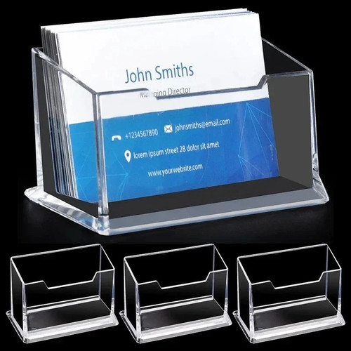 Clear acrylic business card - clear,