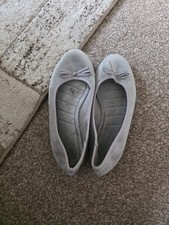 Grey Ballet Shoes