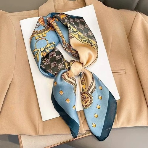 Women luxury print silk - luxury,