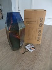 Pols Potten Graphic Luster Vase, Medium, H30cm, Metallics Finish