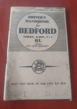 BEDFORD QL LORRY TRUCK ARMY MILITARY VEHICLE DRIVERS HANDBOOK