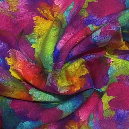 Bold floral viscose - bold, by