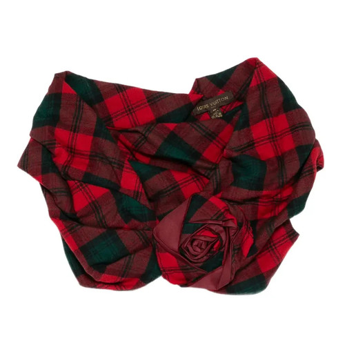 Tartan mini cape with - tartan, rosette