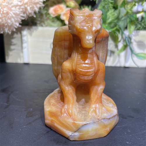6lb natural carnelian - 3.5",