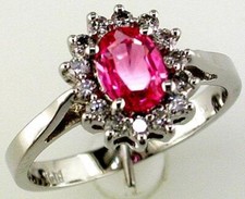 1.25CT DIAMOND & AAA PINK