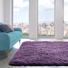 Shaggy Large Anti Slip Washable Rugs Soft Fluffy Living Room Bedroom Carpet Mat