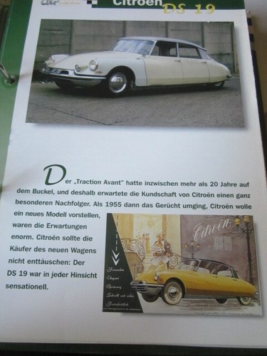 Dream car data sheet - , citroen