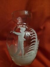 Mary Gregory Clear Glass Small