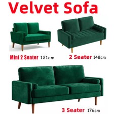2/3 Seater Teddy Velvet Sofa