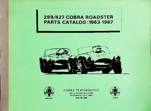 289 427 shelby - shelby, cobra