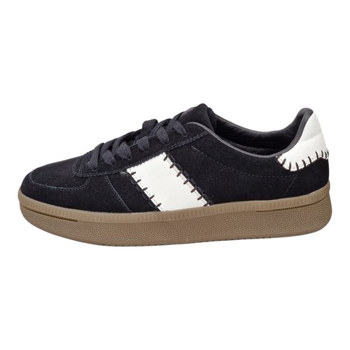 Suede side detail platform - side,