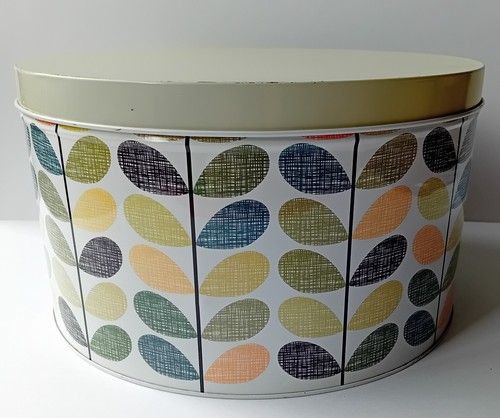 Orla kiely tin round large - round,